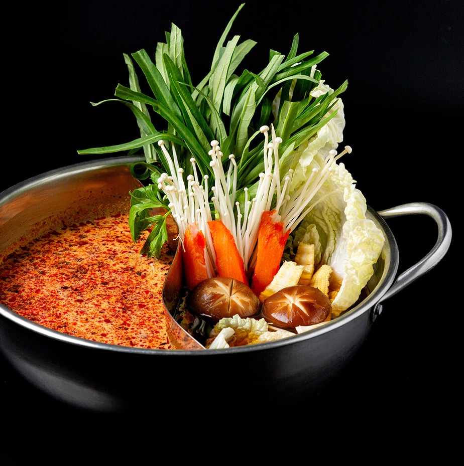 Weihnachtlicher Hot Pot mit Roter Currysuppe